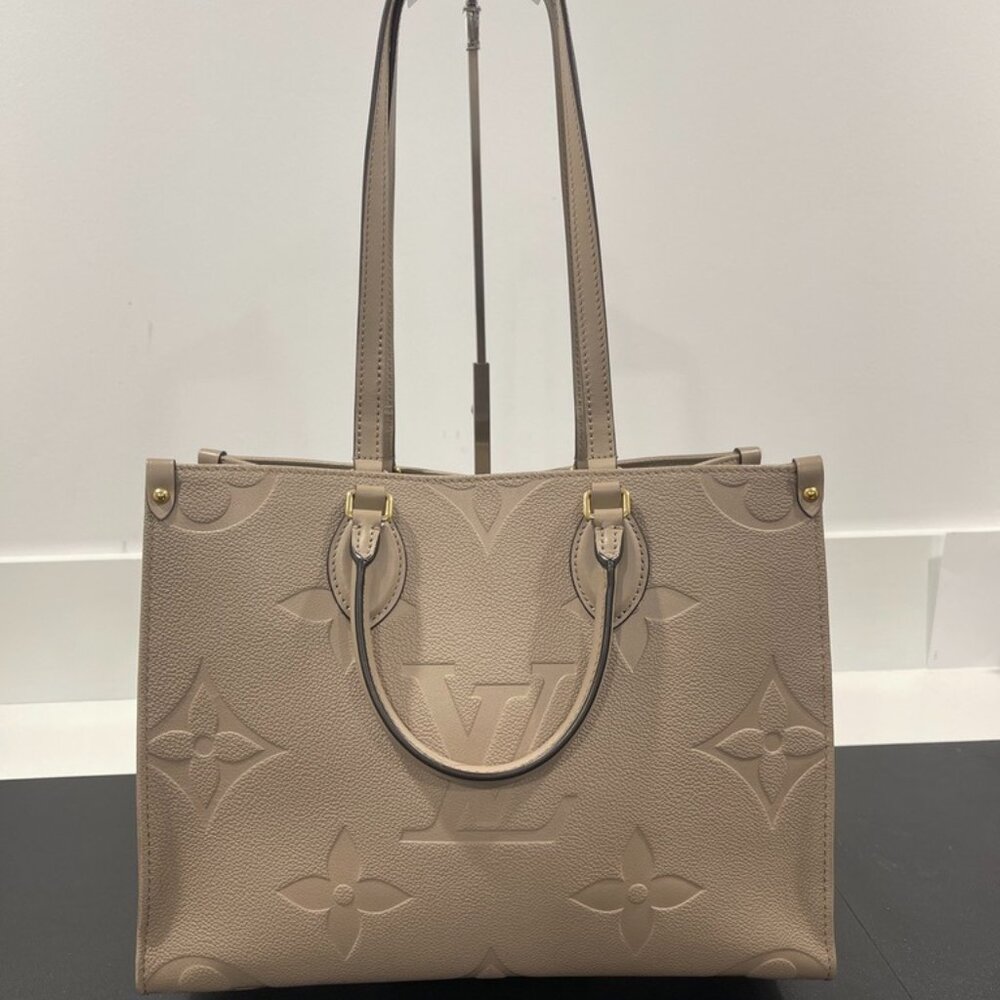 Louis Vuitton Onthego MM Tourterelle Beige (JB1230)